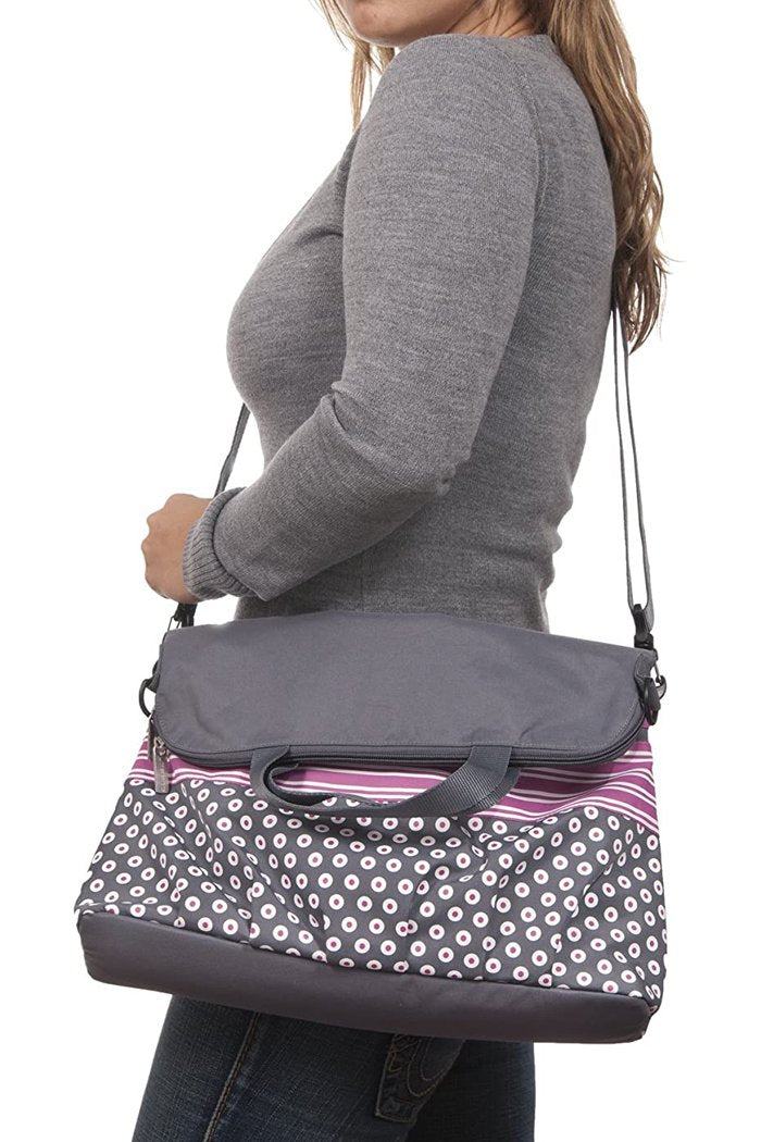 Lassig buggy bag-multimix - black