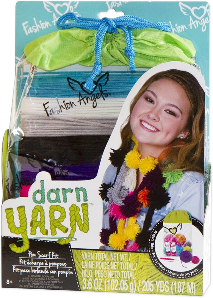 Darn Yarn Pom Pom Scarf