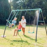Plum premium metal swing & glider with water mist