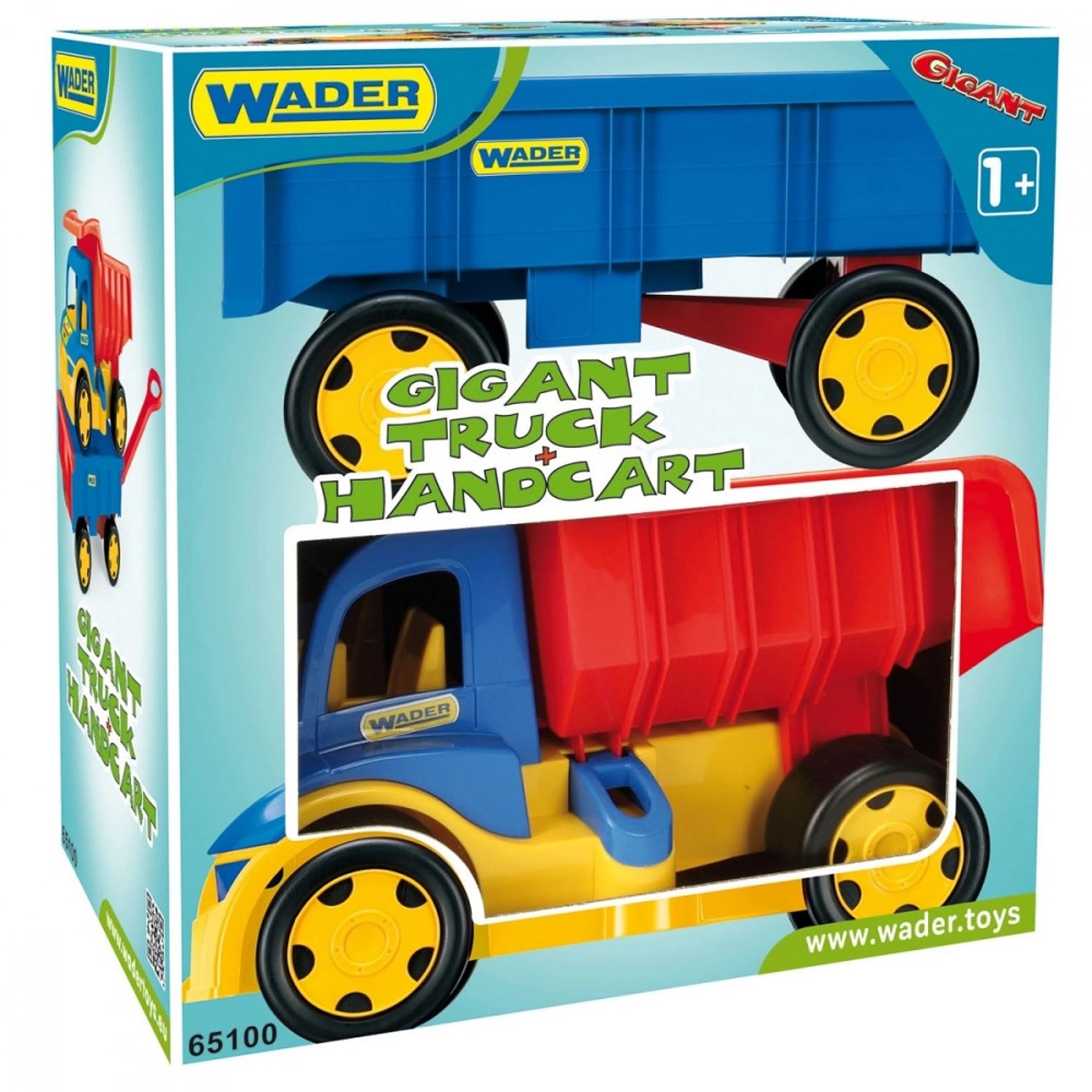 Wader Gigant Truck Tipper W Trailer