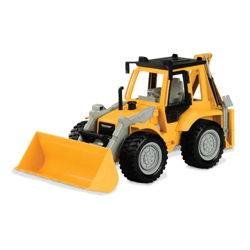 Driven backhoe loader mid sized