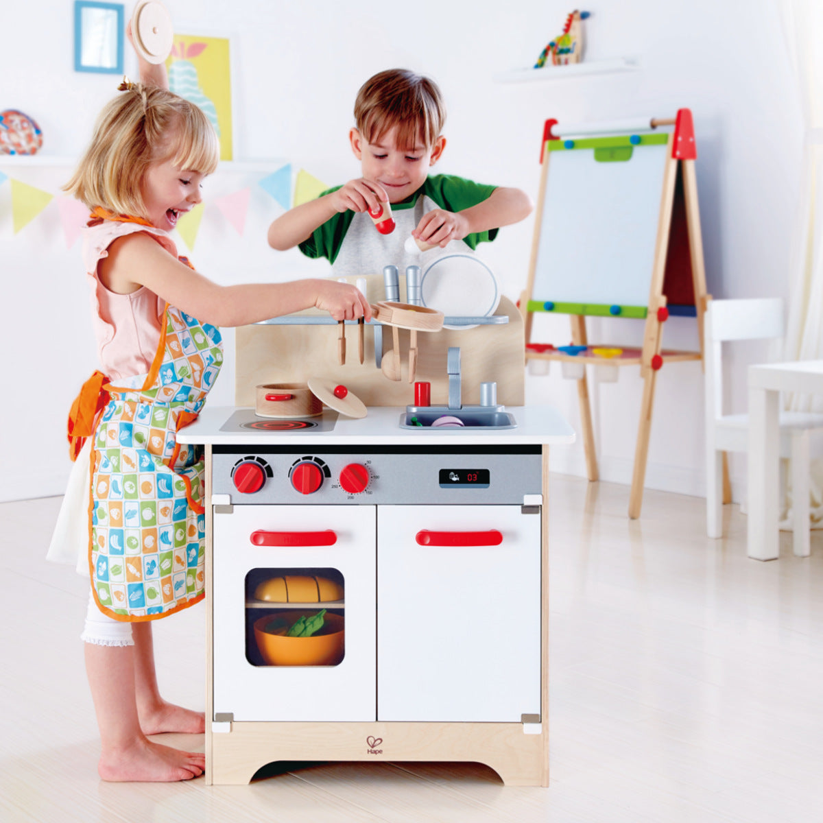 White Gourmet Kitchen