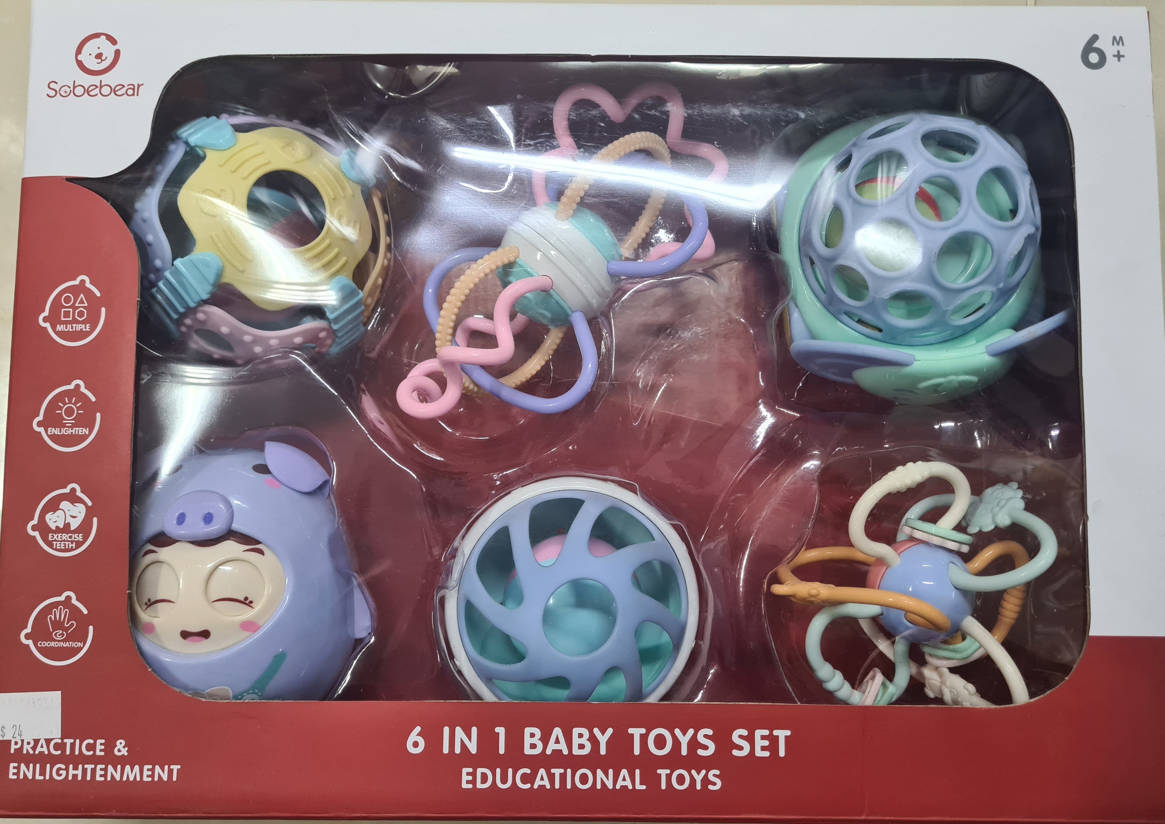 6 In 1 Baby Toys Set