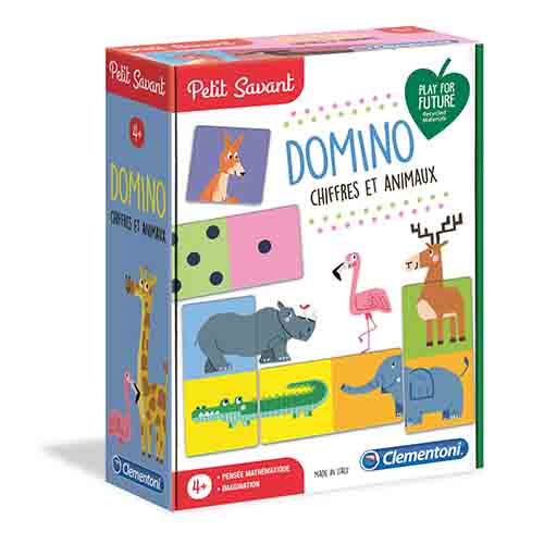 Clementoni domino chiffres et animaux