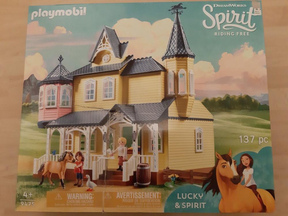 Spirit riding free playmobil house on sale