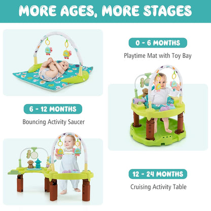 Multifunctional Bouncy Chair Can Be transformed Into a Game