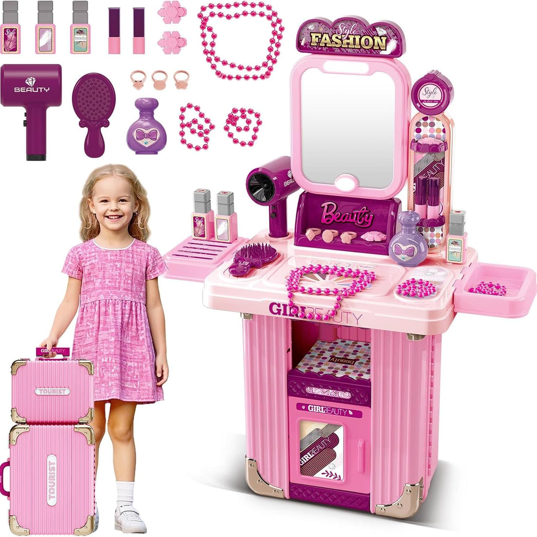 Real Action Play Set Fashion Style , Fashion Time