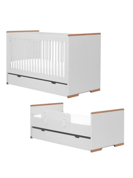 Pinio Snap Cot Bed 140 x 70 cm White
