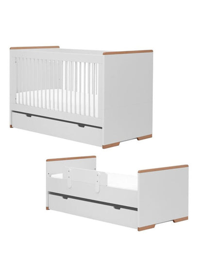 Pinio Snap Cot Bed 140 x 70 cm White