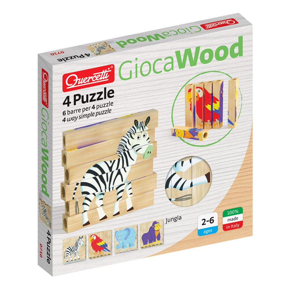 Quercetti Wood 4 Puzzle