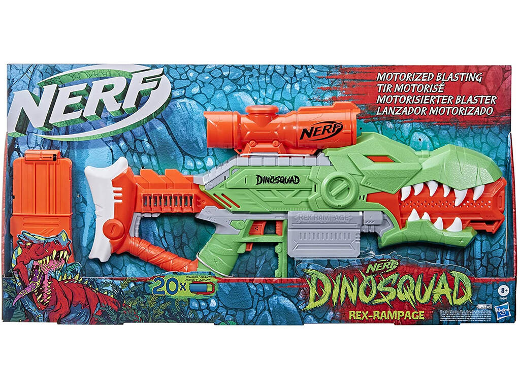 NERF RIFLE DINOSQUAD REX RAMPAGE