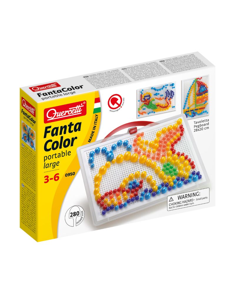 Fanta Color Portable Large Tavoletta Pegboard 28x20 cm