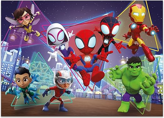 Marvel Puzzle Maxi Floor 4x48 Spidey