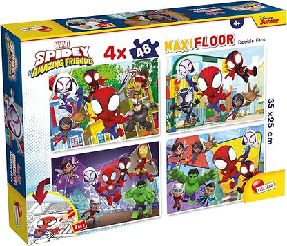 Marvel Puzzle Maxi Floor 4x48 Spidey