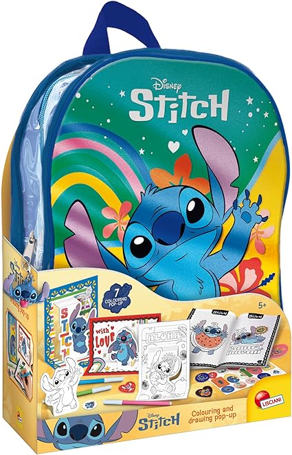 Stitch Pop Up A Colorier et Dessiner Sac