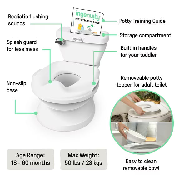 Ingenuity My Size Potty Pro White