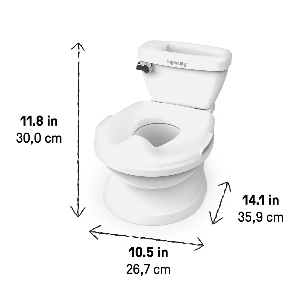 Ingenuity My Size Potty Pro White
