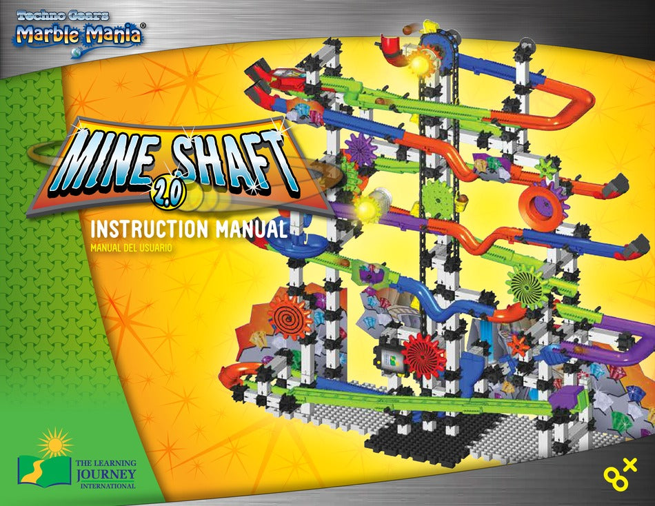 Mine Shaft 2.0, Action Packed Marble Maze with a Motorized Chain Lifter