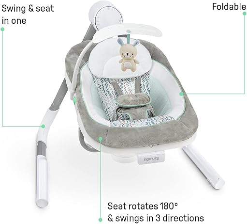 Ingenuity AWS Portable Swing Spruce
