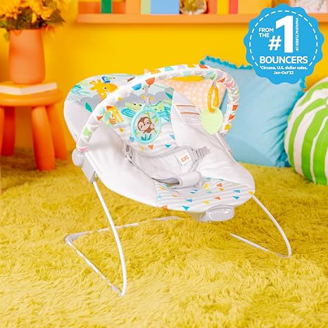 Ingenuity Safari Fun Vibrating Bouncer