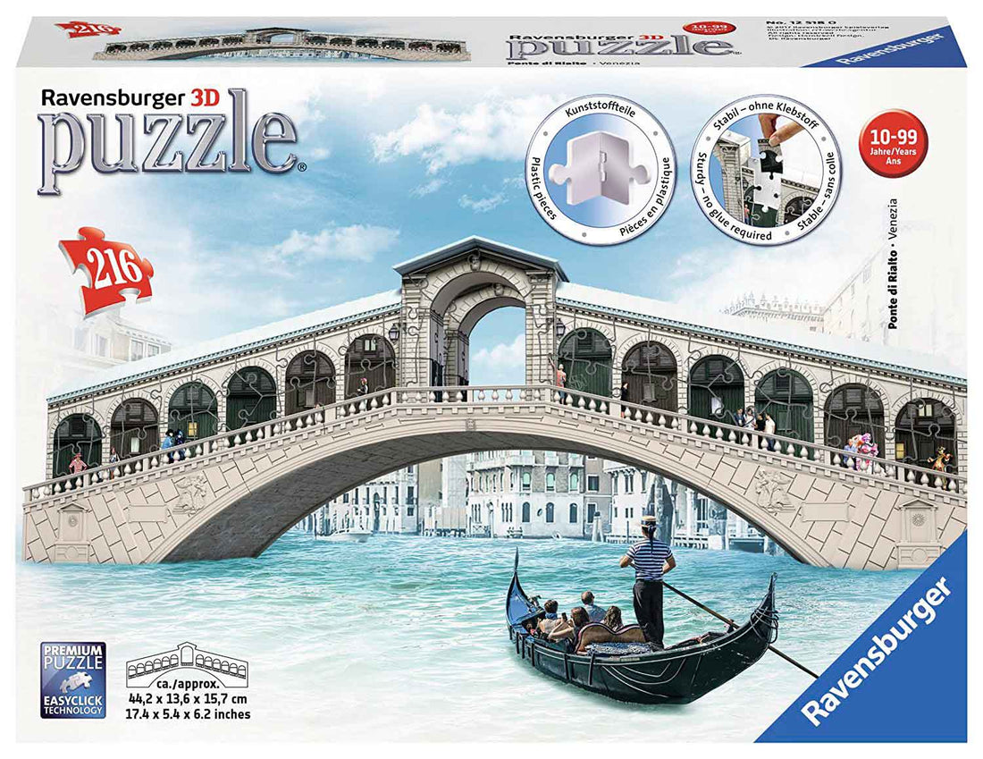 3D Puzzle Ponte Di Rialto Venezia