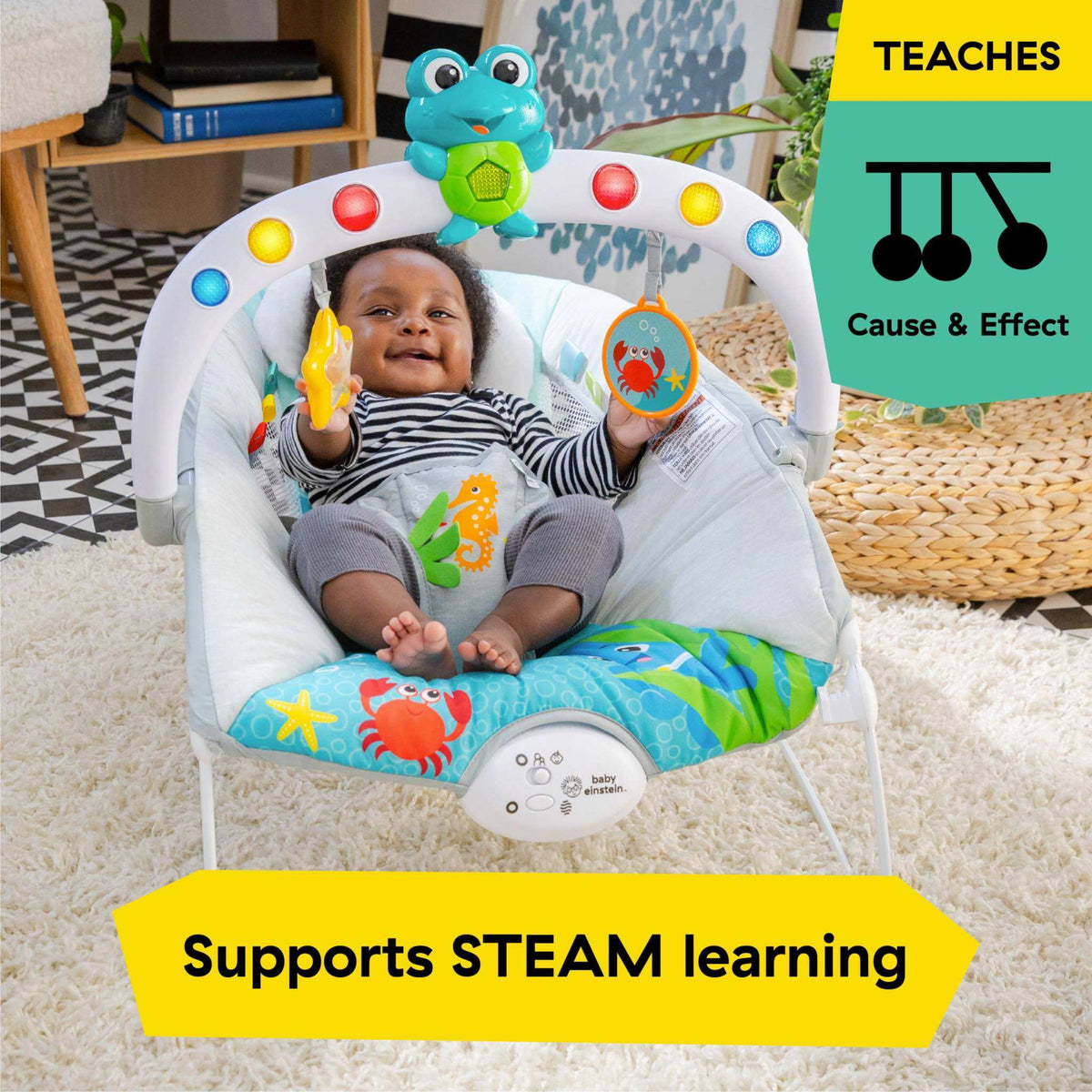 Baby Einstein Kick Bouncer Neptune