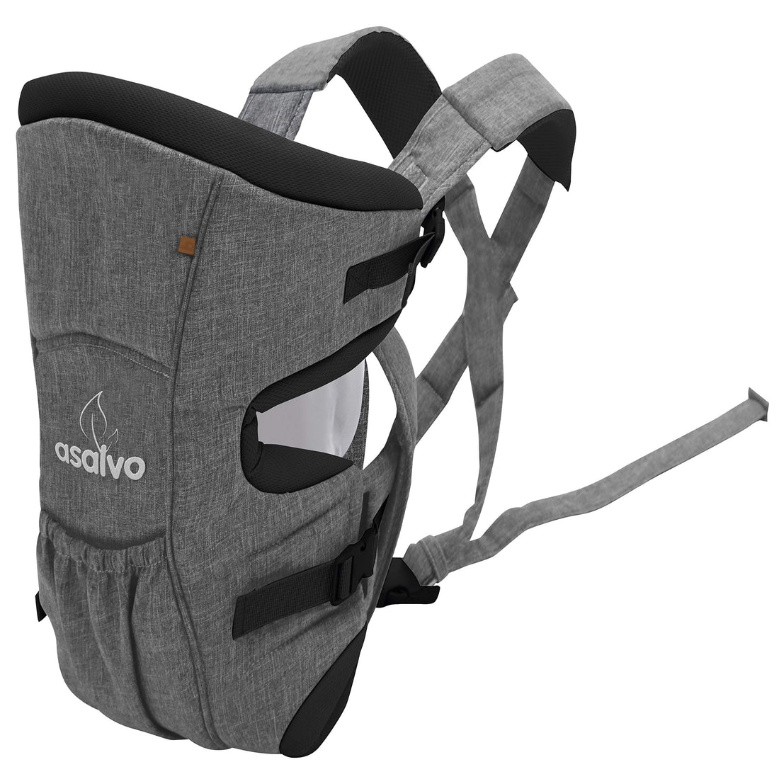 Asalvo Baby carrier grey melange