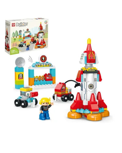 Rocket Building Block Set - 140 Pieces