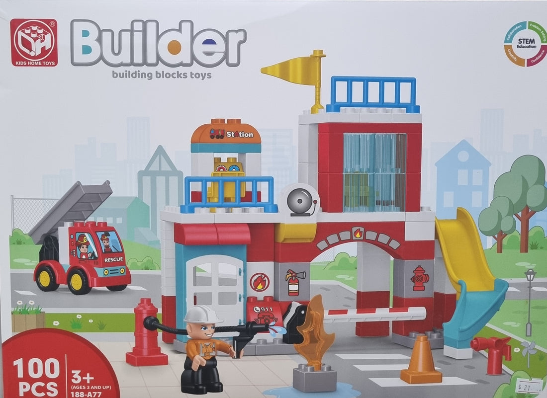 Kids Home Toys Construction Set, 100 pieces.