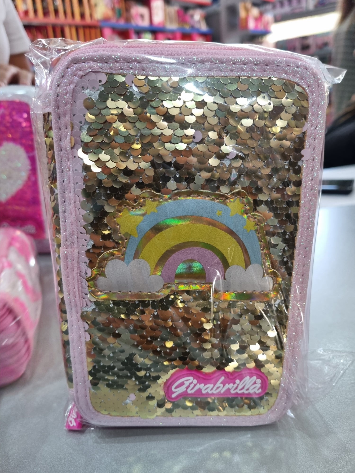 Girabrilla Pencil Case Rainbow