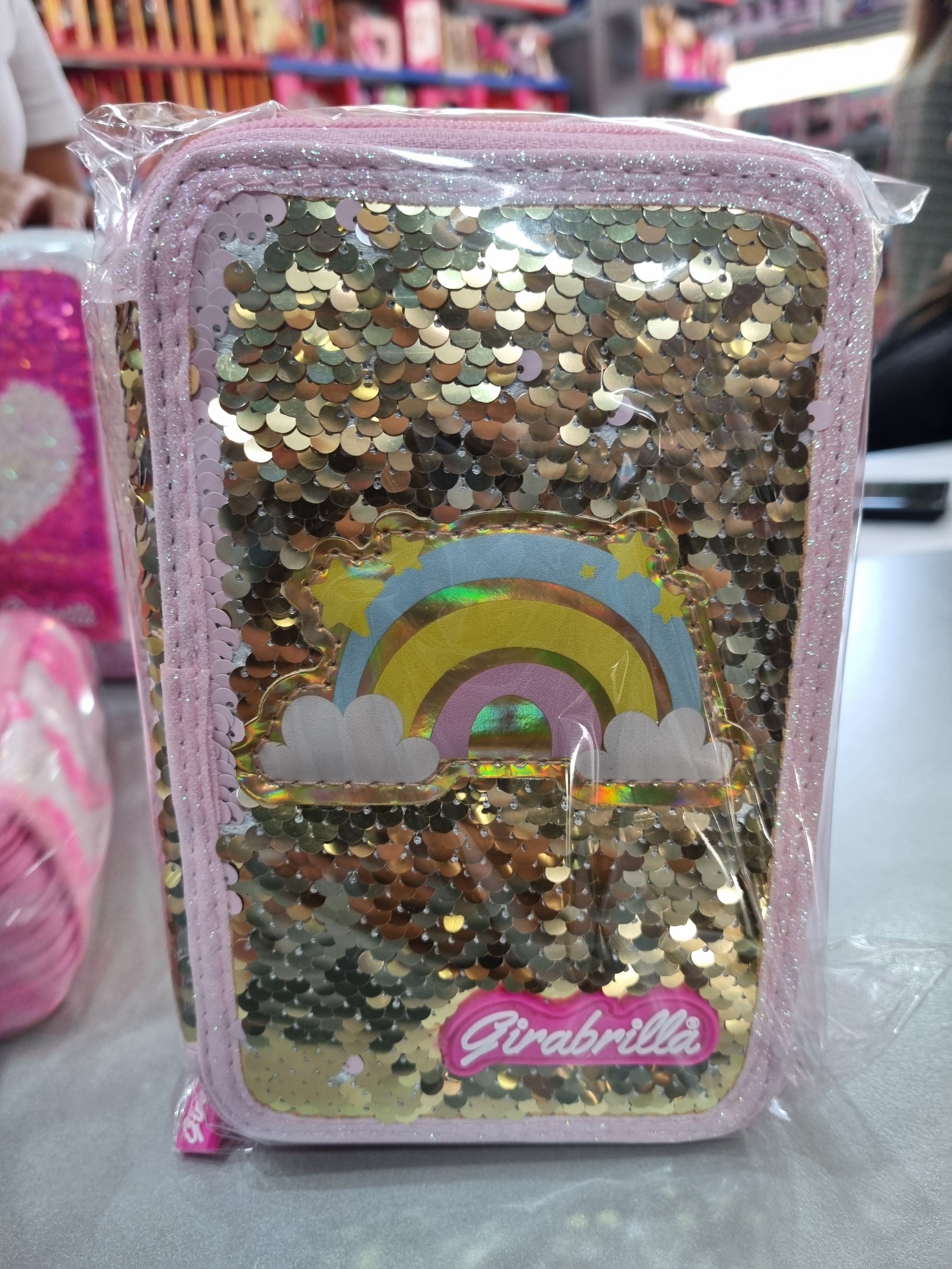 Girabrilla Pencil Case Rainbow