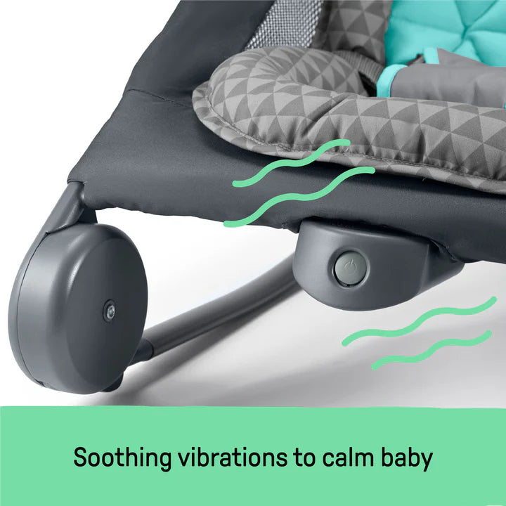 Ingenuity 2 In 1 Bouncer Rocker Gray Teal Us Only