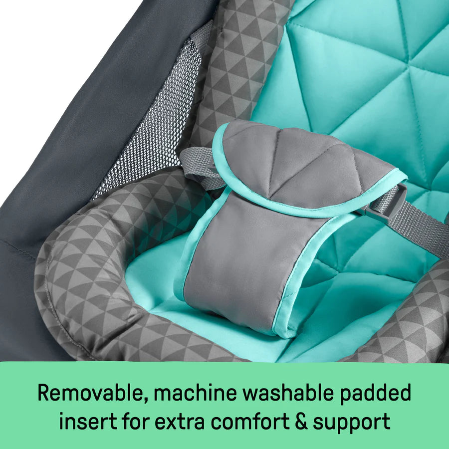 Ingenuity 2 In 1 Bouncer Rocker Gray Teal Us Only