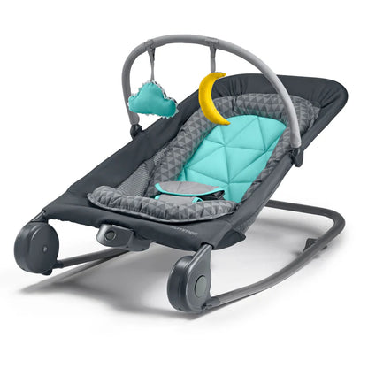Ingenuity 2 In 1 Bouncer Rocker Gray Teal Us Only