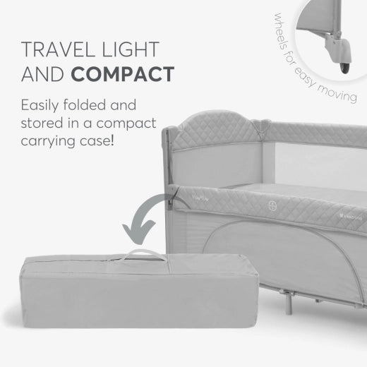 Baby Cot 2 Levels Milky Way Grey 20213