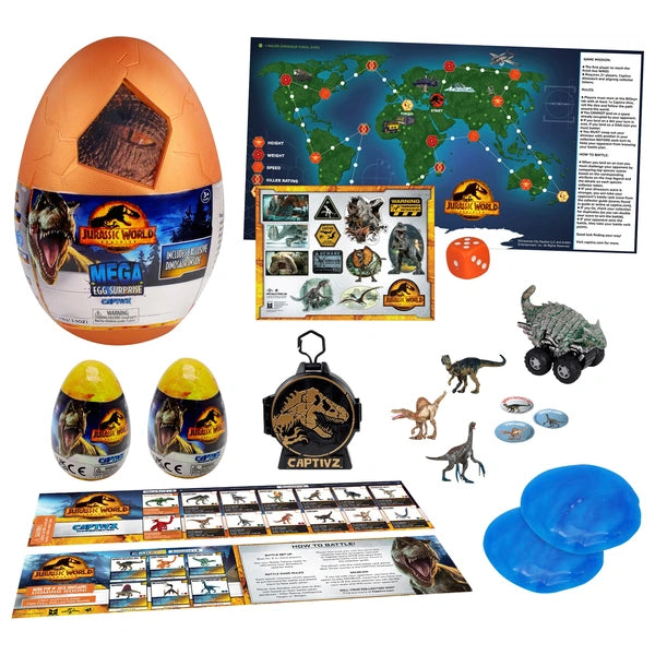 Zuru jurassic world captivz egg mega