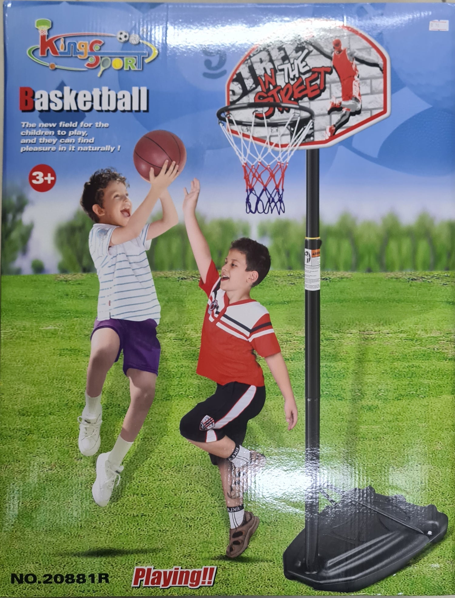 Real Action Basketball Set