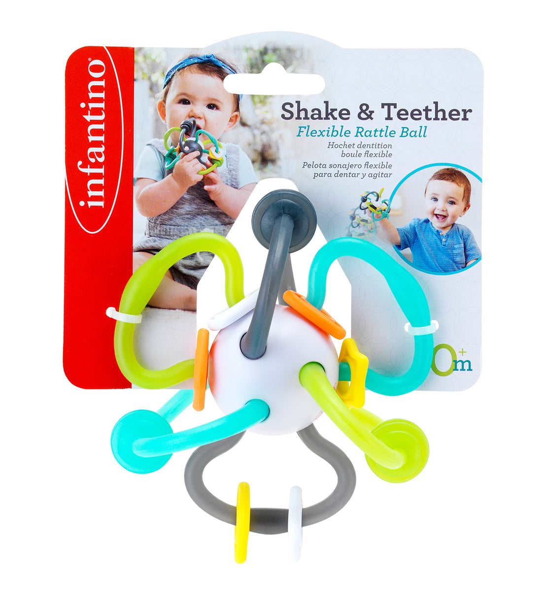 Shake & Teether Flexible Rattle Ball