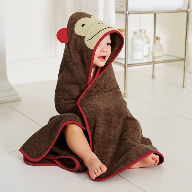 Skip hop zoo hooded towel - monkey