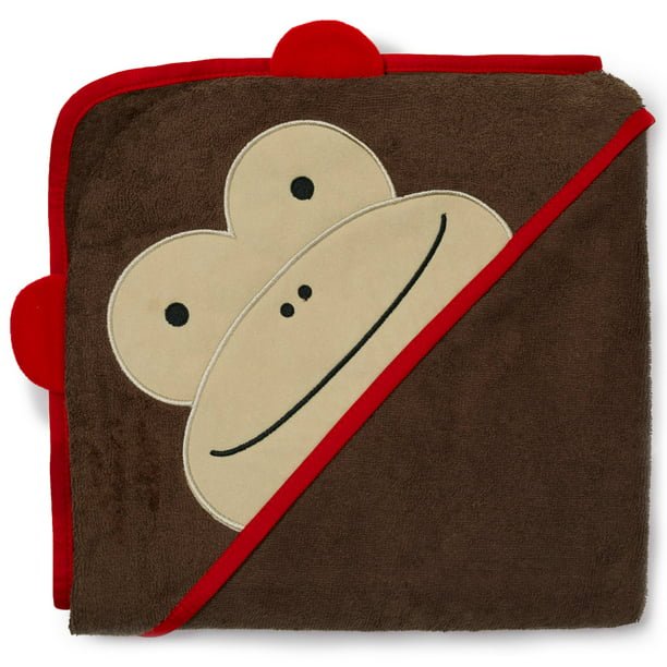 Skip hop zoo hooded towel - monkey