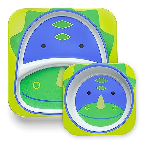 Skip hop zoo melamine set - dinosaur