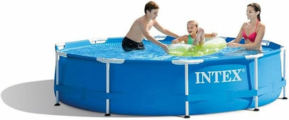 Intex Metal Frame Pool W Filter D 3.05 x