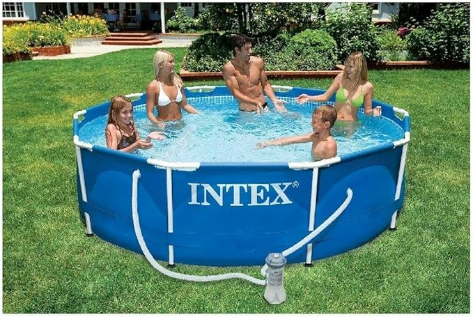 Intex Metal Frame Pool W Filter D 3.05 x