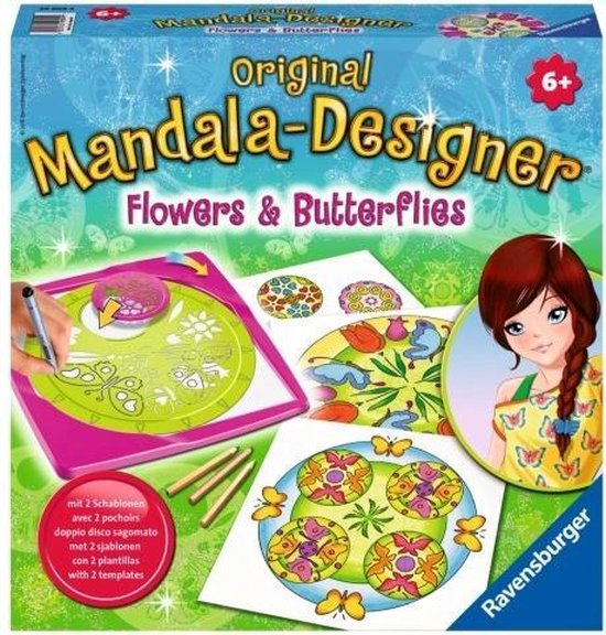 Mandala Designer Flowers &amp; Butterflies