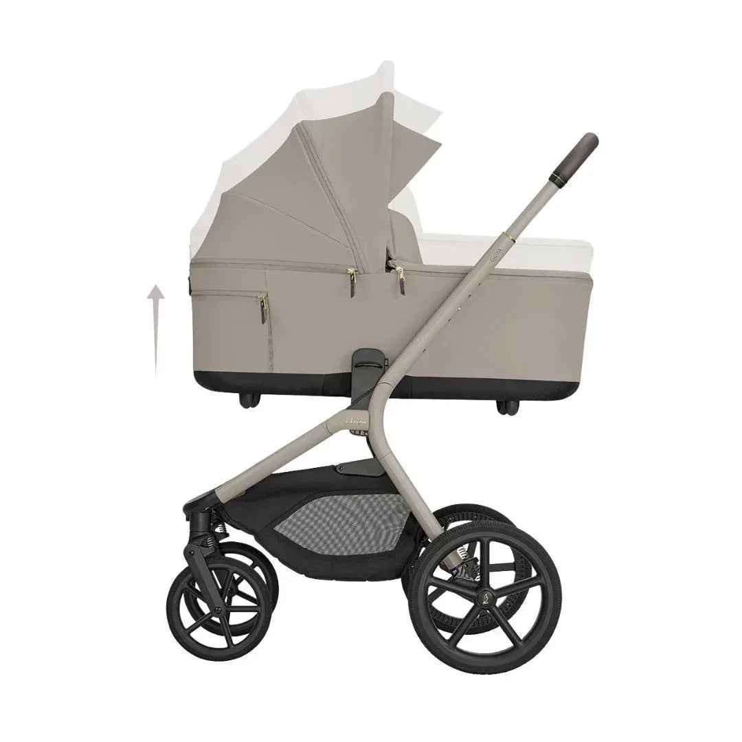 Stroller 2 In 1 With Carrycot Goya Platinum Champagne
