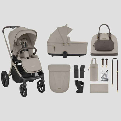 Stroller 2 In 1 With Carrycot Goya Platinum Champagne