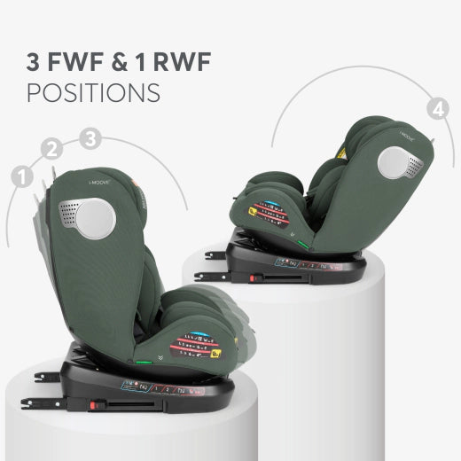 Car Seat 40-150 cm i-Moove 2 I-SIZE Army Green