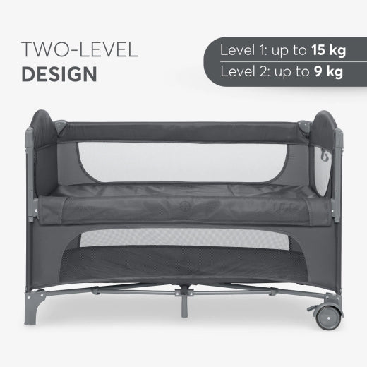 Baby Cot 2 Levels Milky Way Grey 2026