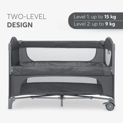 Baby Cot 2 Levels Milky Way Grey 2026