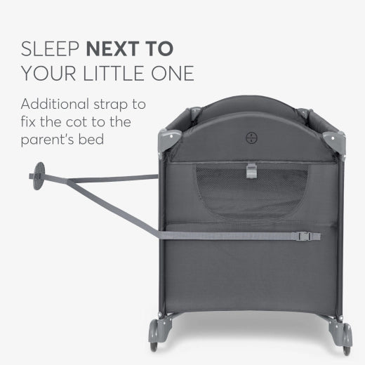 Baby Cot 2 Levels Milky Way Grey 2026